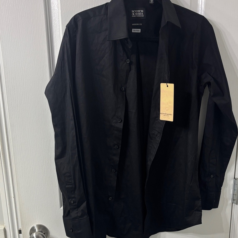 Scotch & Soda Classic Black Shirt size 15
